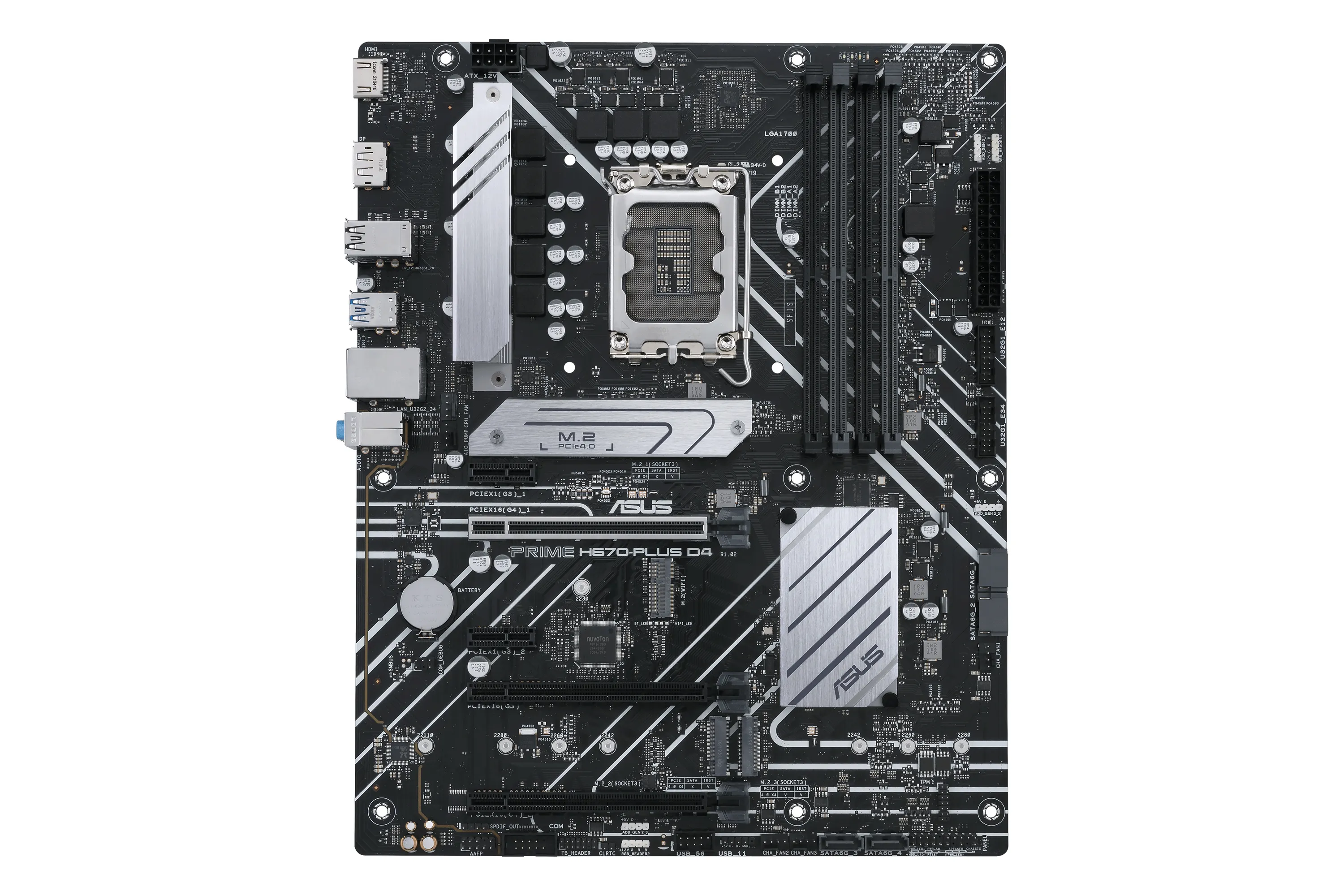 مادربرد ایسوس مدل KT-020322 | Prime H670-PLUS D4